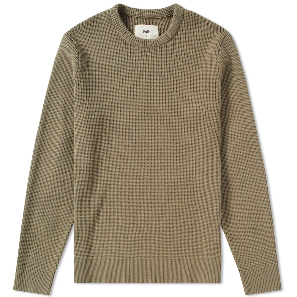 Waffle Knit Crew