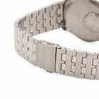 Timex x Peanuts Q GMT Watch in Silver 