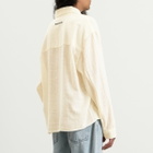 MKI Men's Loose Weave Check Box Dress Shirt in Bone