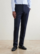 Caruso - Straight-Leg Twill Suit Trousers - Blue