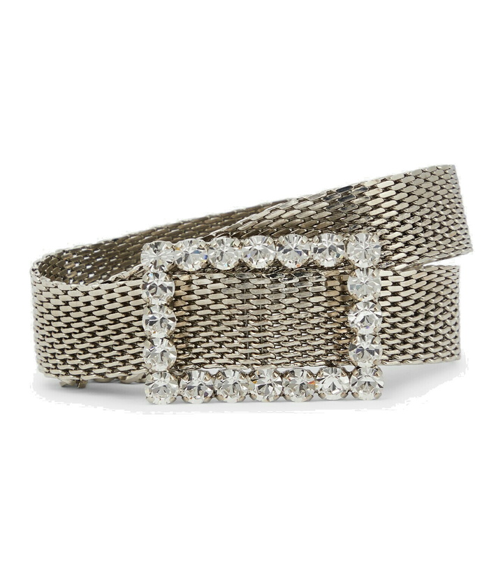 Photo: Alessandra Rich Crystal-embellished chain belt