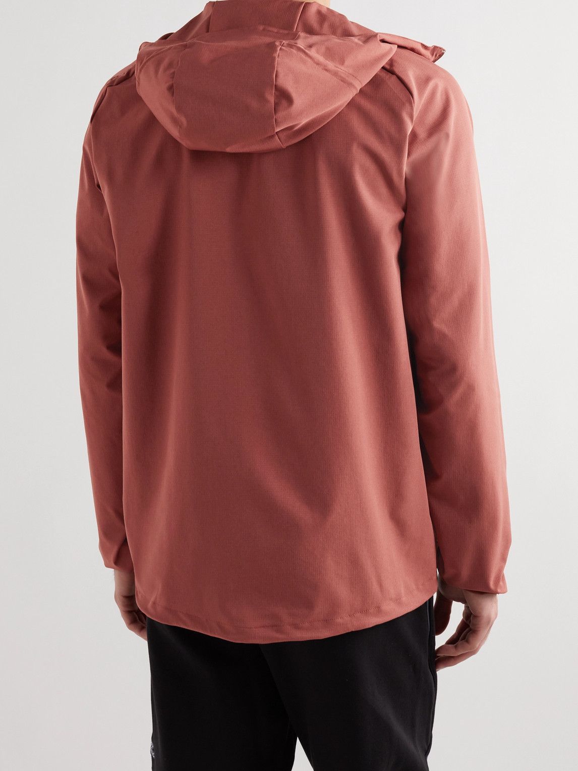 Houdini Daybreak Prime Ripstop Hooded Jacket Red Houdini