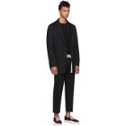 Y-3 Black James Harden Cropped Slim Trousers