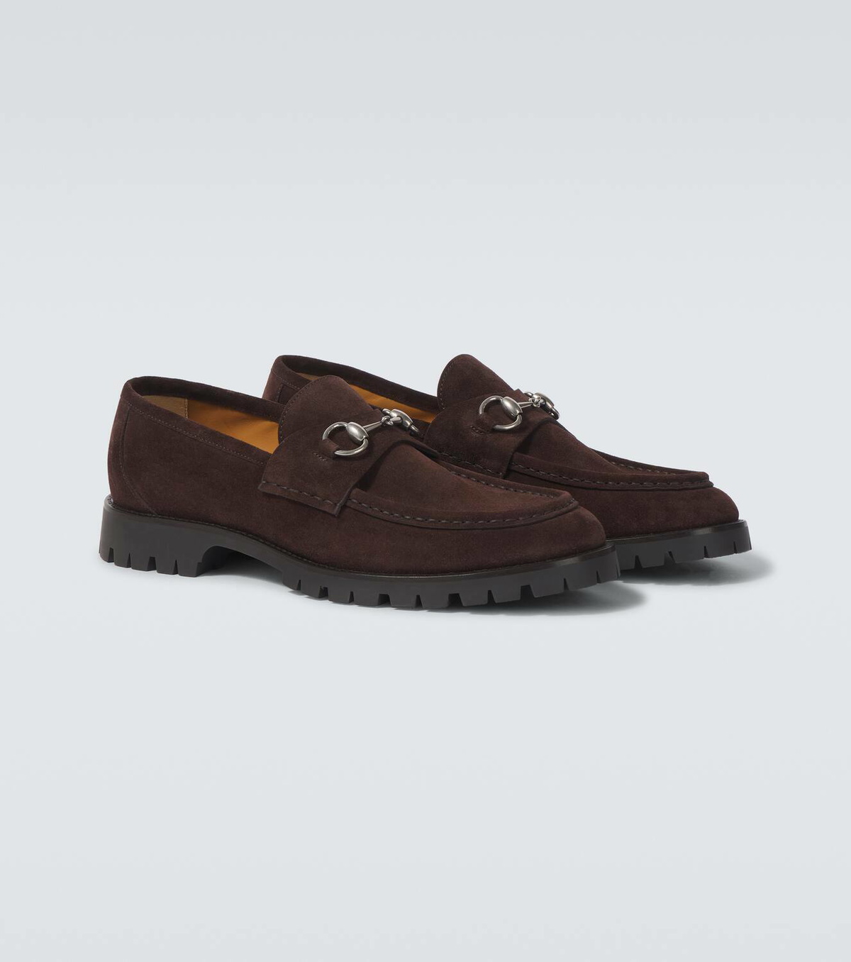 Gucci Horsebit suede loafers