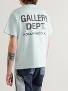 Gallery Dept. - Souvenir Logo-Print Cotton-Jersey T-Shirt - Blue