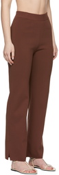 Nanushka Burgundy Domino Compact Lounge Pants