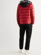 MONCLER - Provins Slim-Fit Quilted Shell Hooded Down Jacket - Red