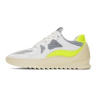 Filling Pieces White and Yellow Plasma Orbit 2.0 Low Sneakers