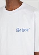 Scribbled Logo Print T-Shirt in White