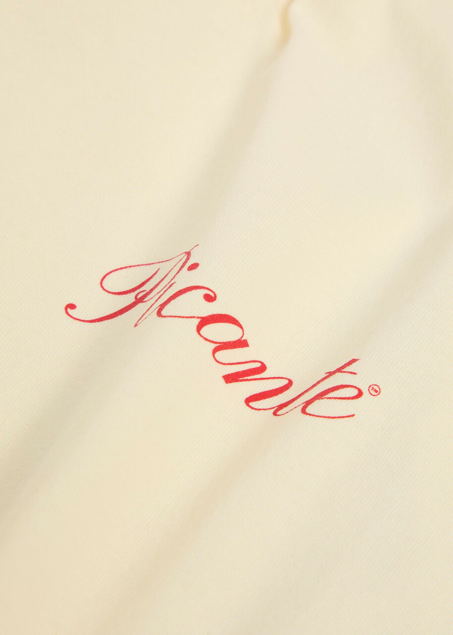 Picante Tailor Printed Cotton T-shirt Cream