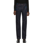 Paul Smith Blue Painted Regular Fit Jeans