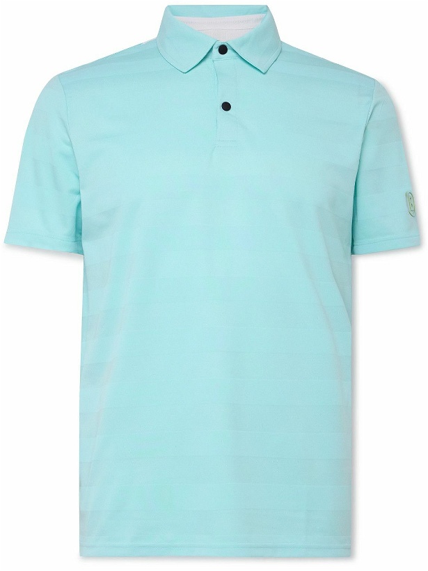 Photo: Bogner - Jago Striped Jersey Polo Shirt - Blue
