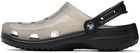 Crocs Black Classic Translucent Clogs