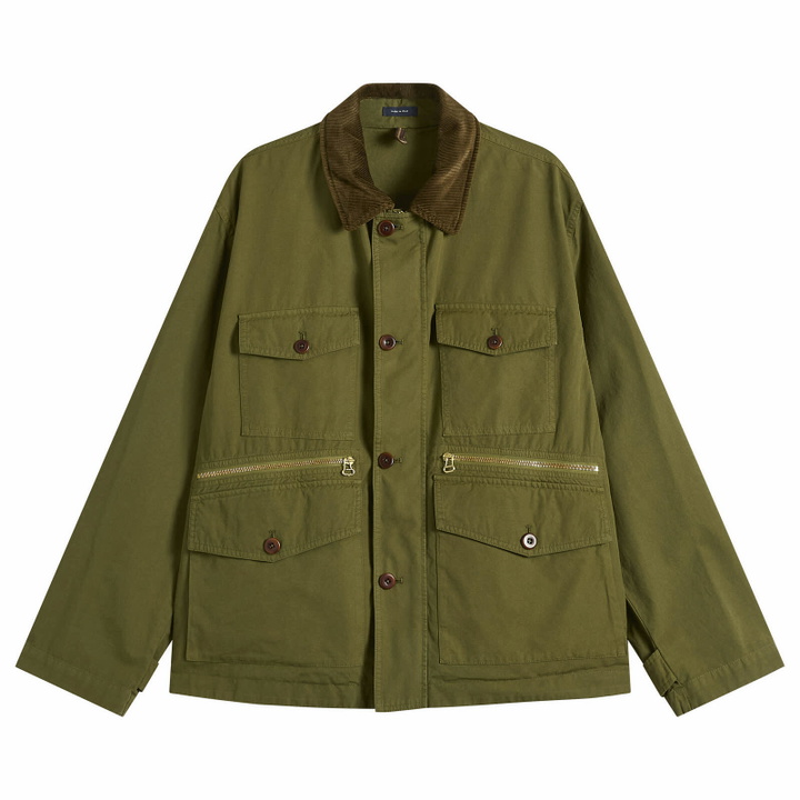 Photo: Drake's Men's Hiking Jacket in Olive