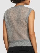 BRUNELLO CUCINELLI - Embellished Mohair Blend Vest