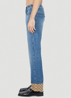 Gucci - GG Cuff Jeans in Blue