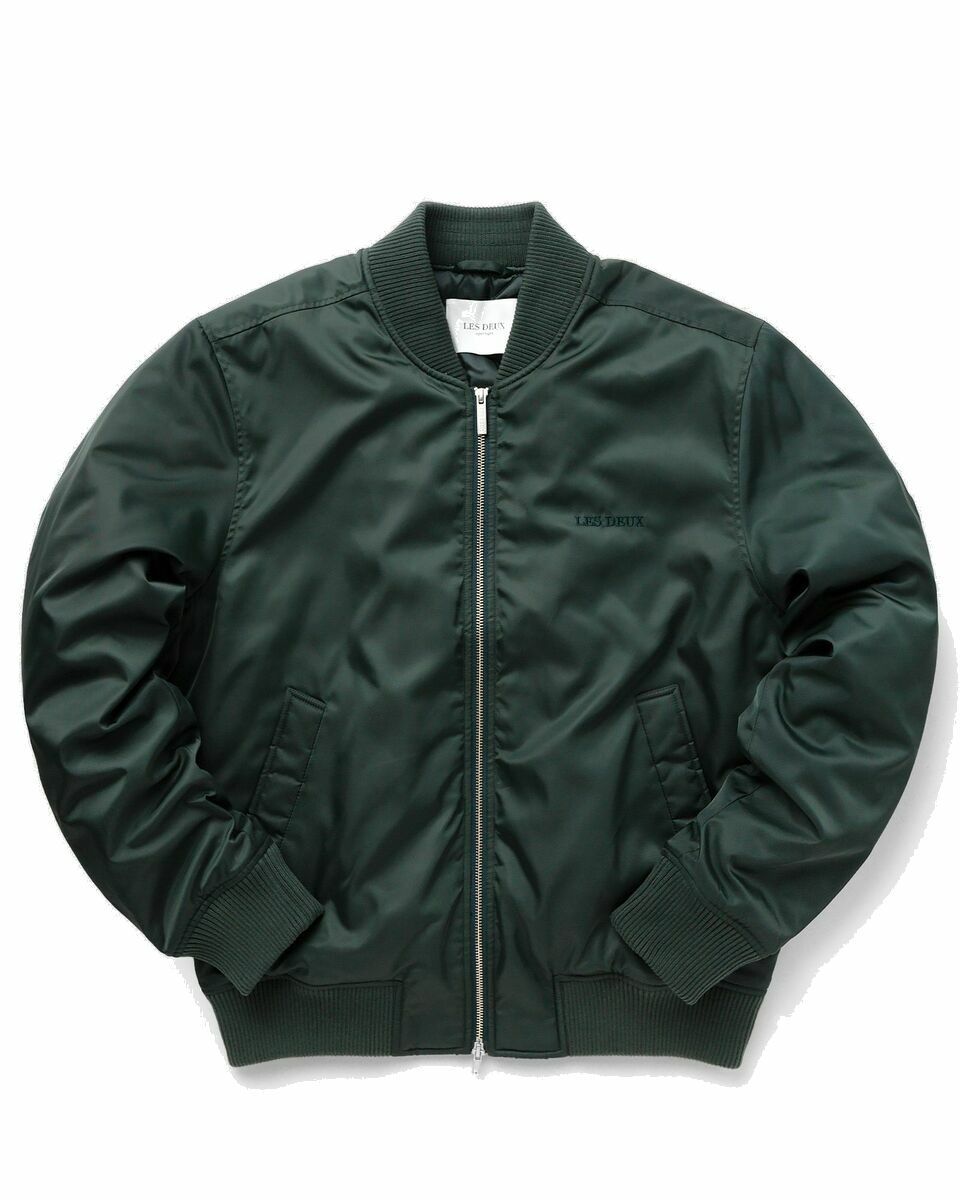 Photo: Les Deux Neo Bomber Jacket Green - Mens - Bomber Jackets