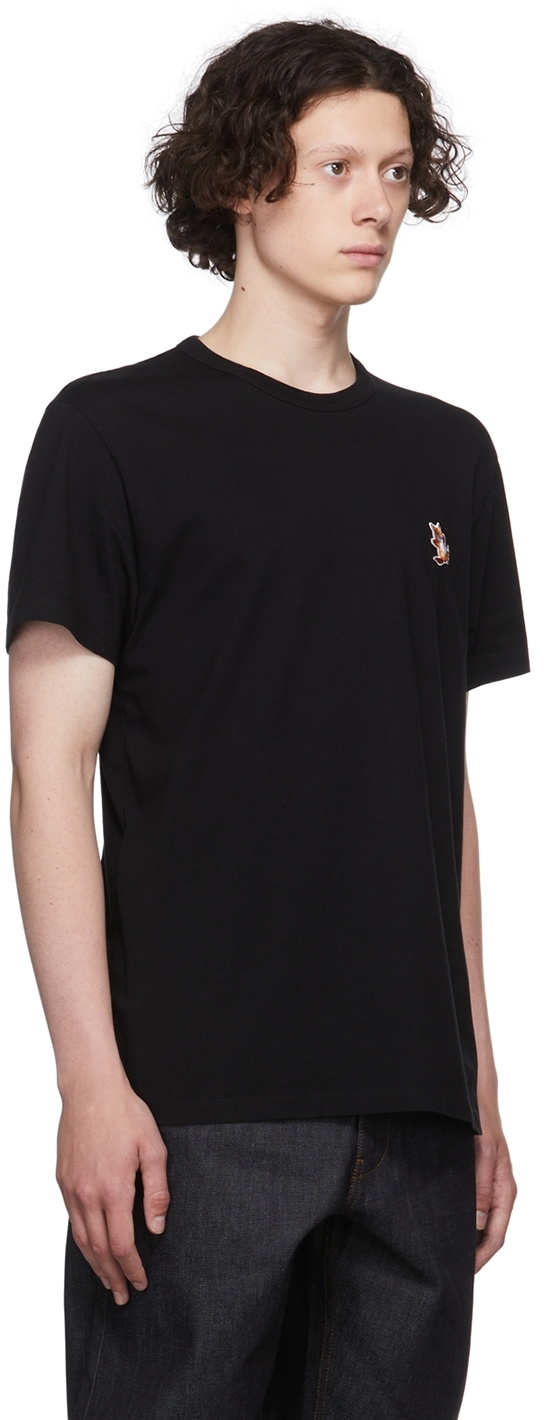 Maison Kitsuné Black Chillax Fox T-Shirt Maison Kitsune