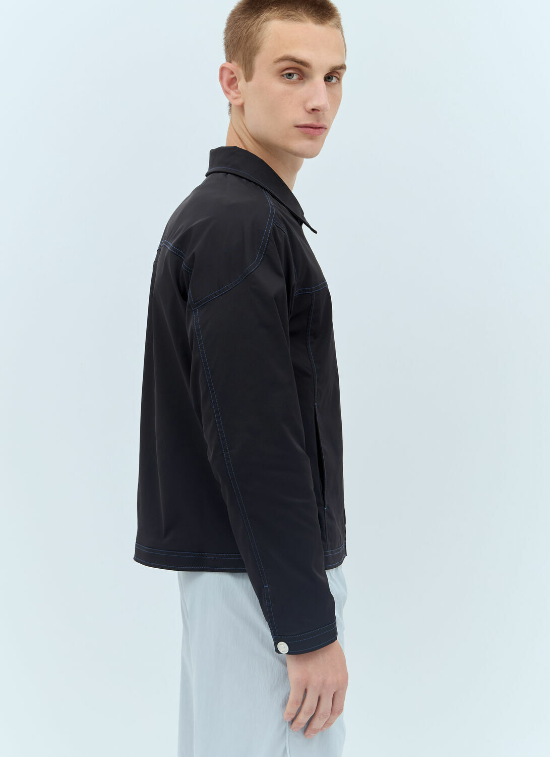 AFFXWRKS Topstitched Zip-Up Jacket