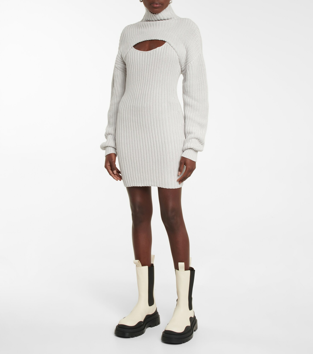 Rta - Jady cotton sweater mini dress