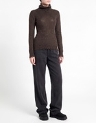 Giorgio Brato Womens Turtleneck Dark in Brown