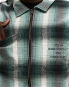 Thisisneverthat Flannel Zip Shirt Green - Mens - Overshirts