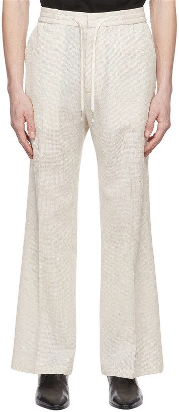 Photo: Cornerstone Off-White Wool Trousers