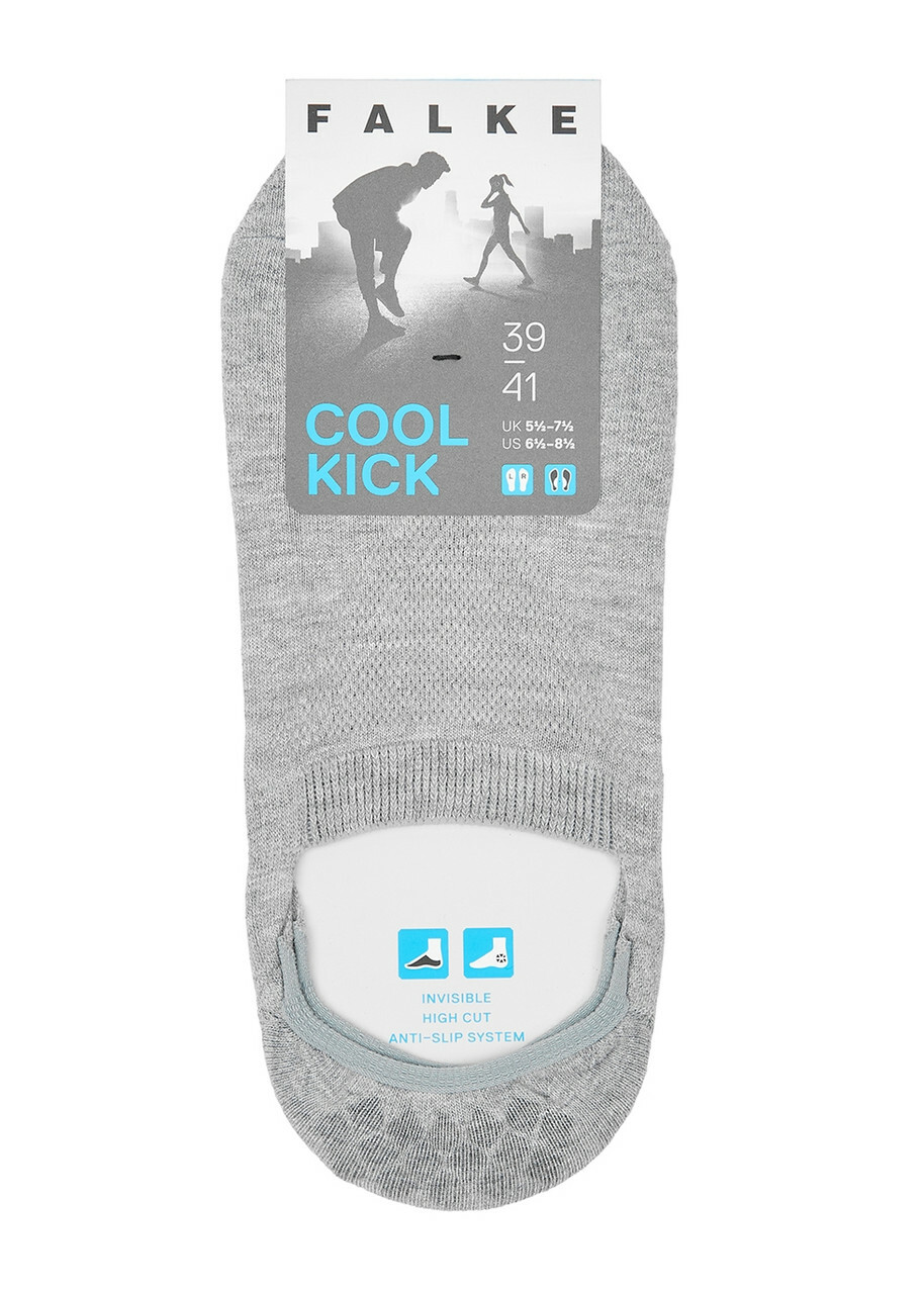 Falke Cool Kick Jersey Trainer Socks Light Grey
