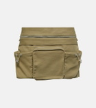 Dion Lee Cotton-blend belt bag miniskirt