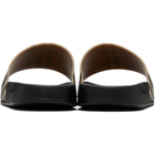 Burberry Beige Check Slides