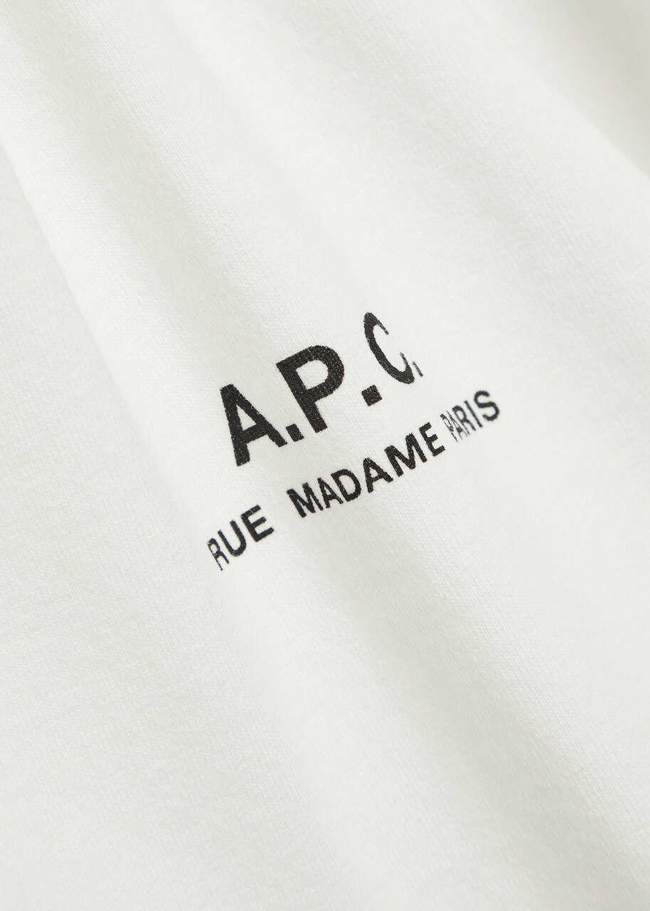 A.P.C. Logo-print Cotton T-shirt White