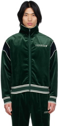 ICECREAM Green Embroidered Track Jacket