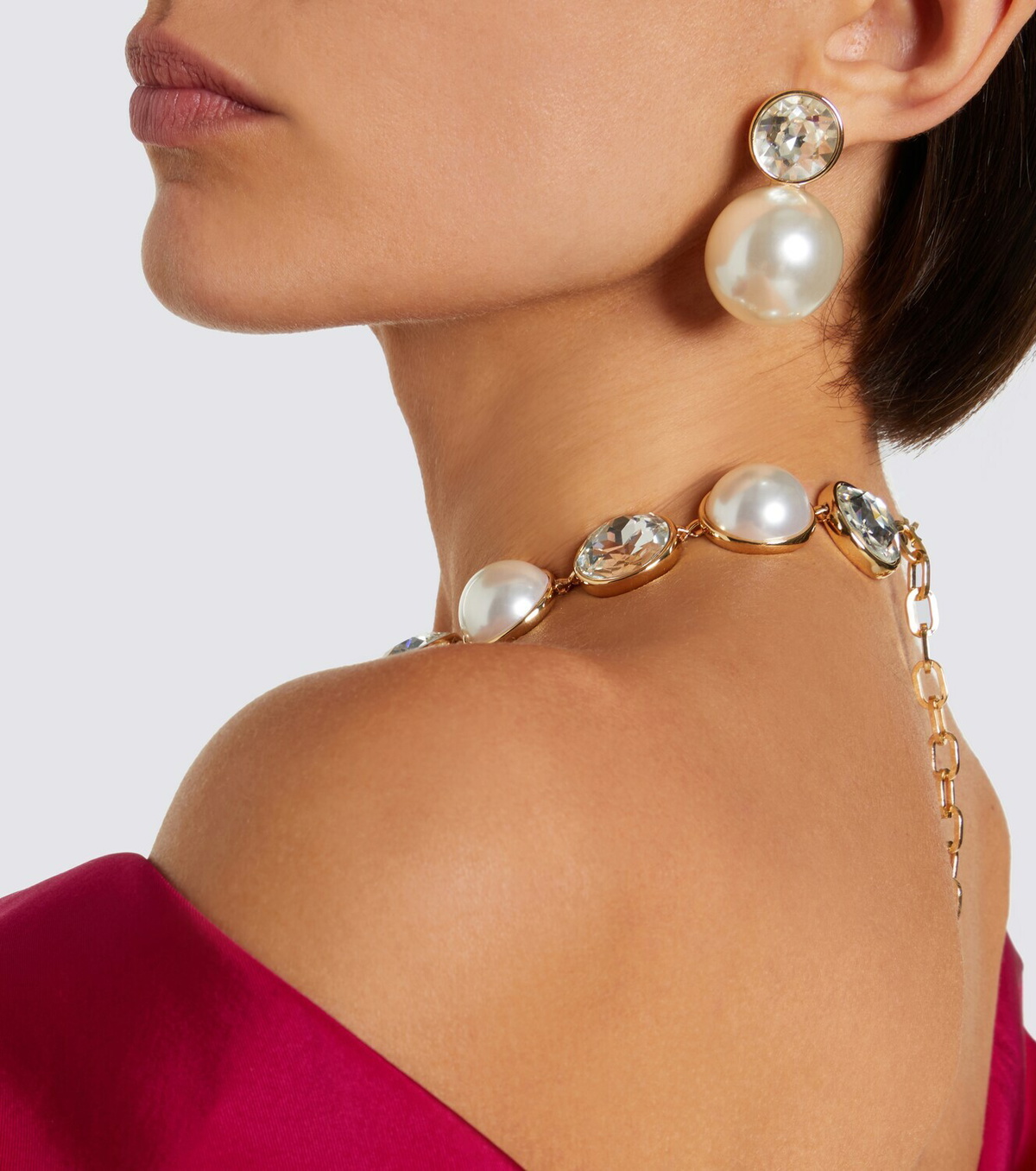 Carolina Herrera Crystal-embellished earrings