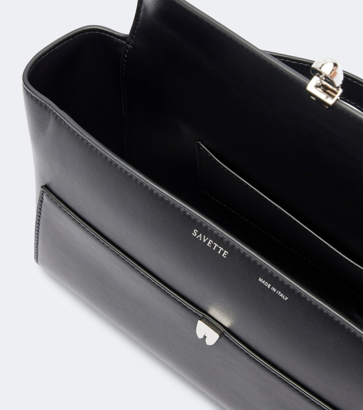 Savette Symmetry Trapeze Small leather top-handle bag