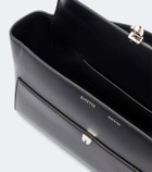 Savette Symmetry Trapeze Small leather top-handle bag