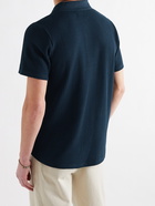 OLIVER SPENCER - Tabley Organic Cotton Polo Shirt - Blue