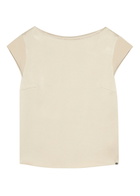Herno Crepe de Chine top Cream