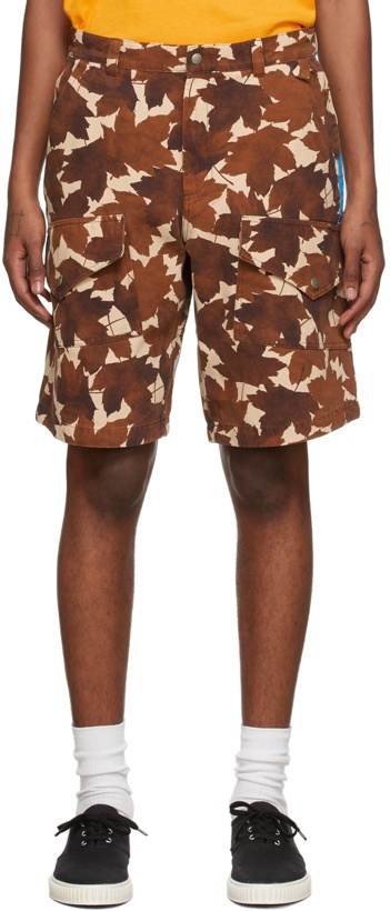 Photo: Acne Studios Brown Leaf Pattern Shorts