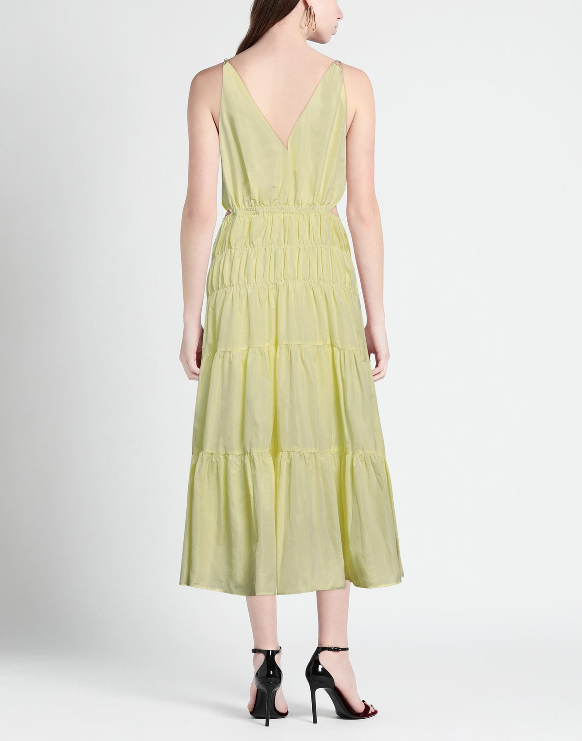 Maje Womens Maxi dress Pastel in Yellow