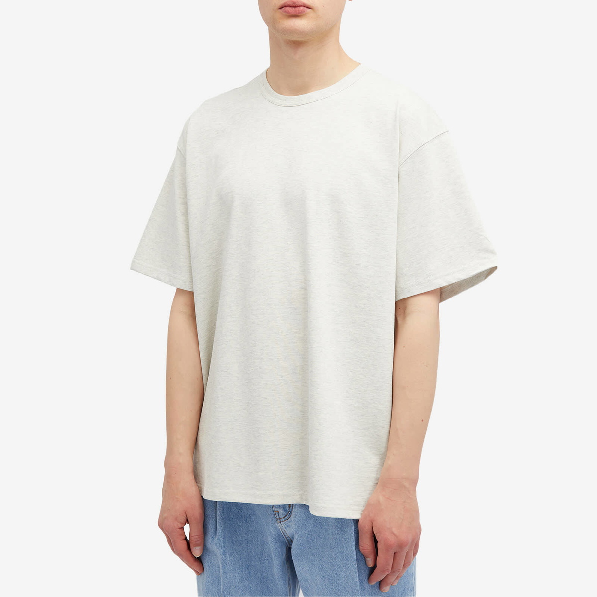 FrizmWORKS Men's OG Double Rib Oversized T-Shirt in Oatmeal