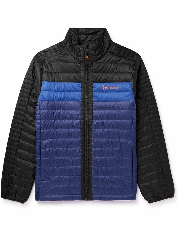 Photo: Cotopaxi - Capa Logo-Print Quilted Recycled-Nylon Ripstop Jacket - Black