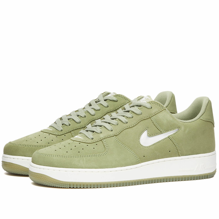 Photo: Nike Men's Air Force 1 Low Retro Sneakers in Oil Green/Summit White