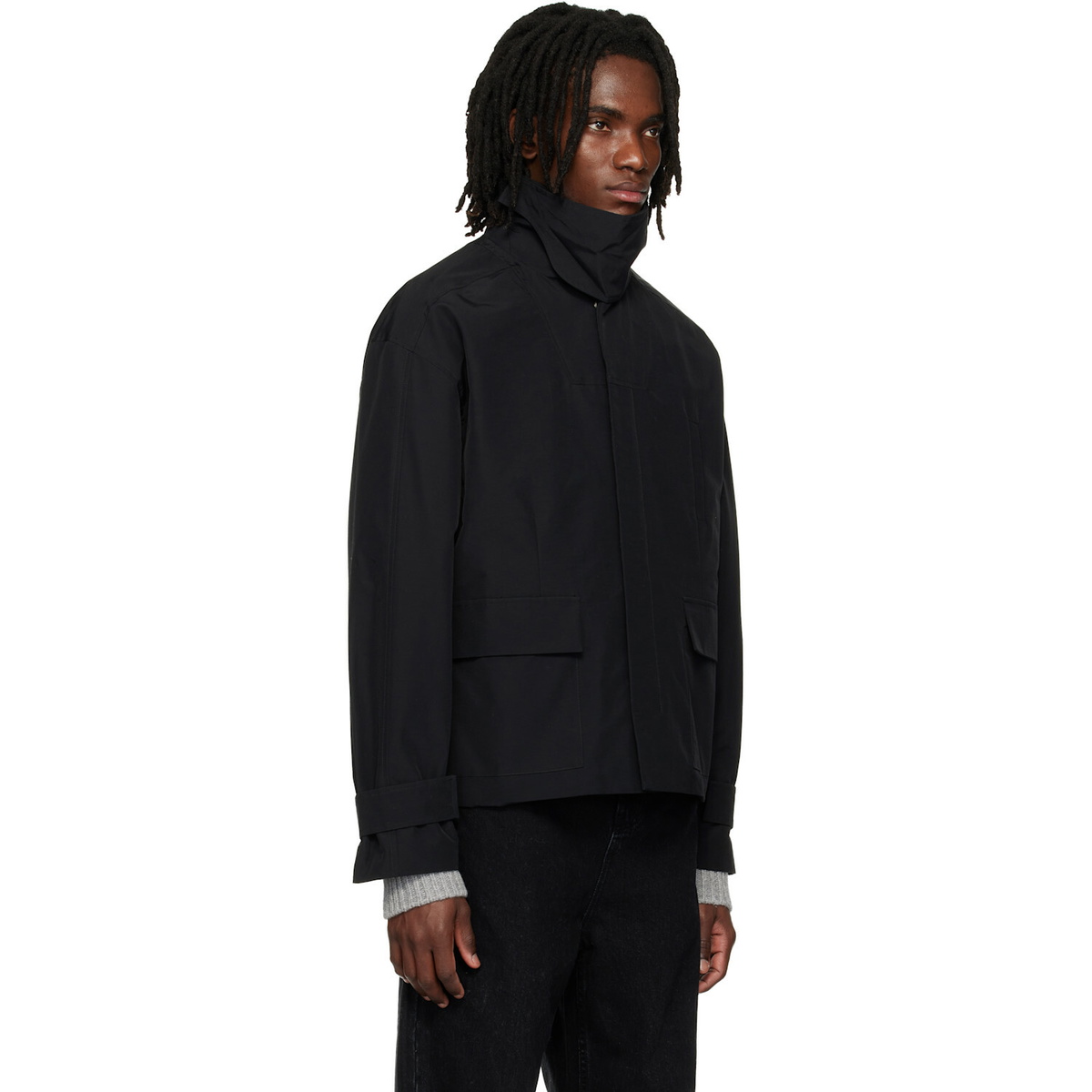 Entire Studios Black Trench Jacket