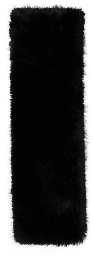 Photo: VAQUERA Black Faux Fur Scarf