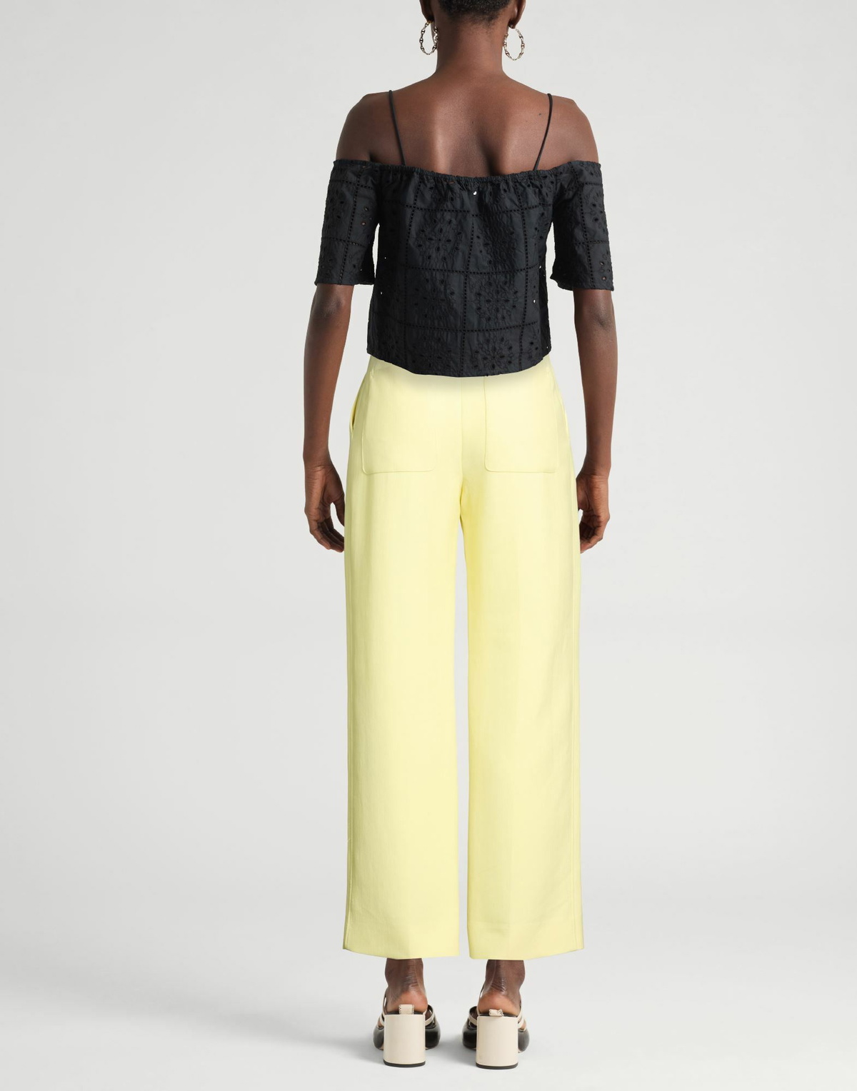 Stine Goya Womens Pants in Pastel yellow