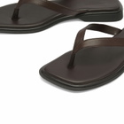Vagabond Shoemakers Women's Izzy Leather Flip Flops in Chocolate