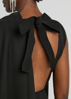 Roksanda Valerya Cape-effect Wool Jumpsuit Black
