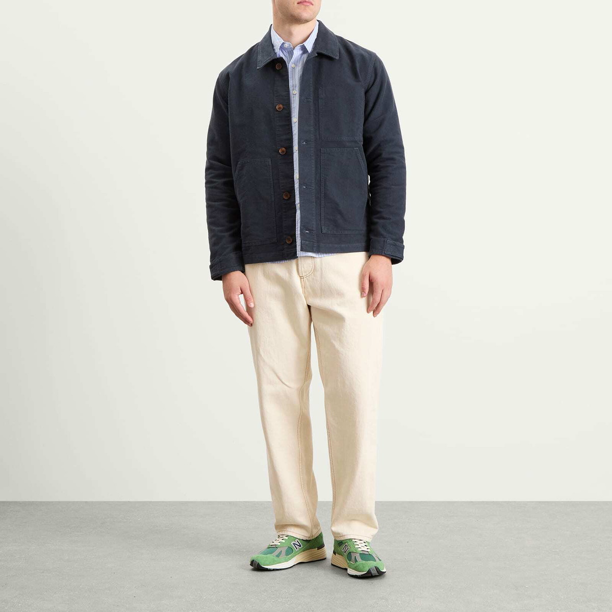 Armor-Lux Men's Fisherman Chore Jacket in Tornado