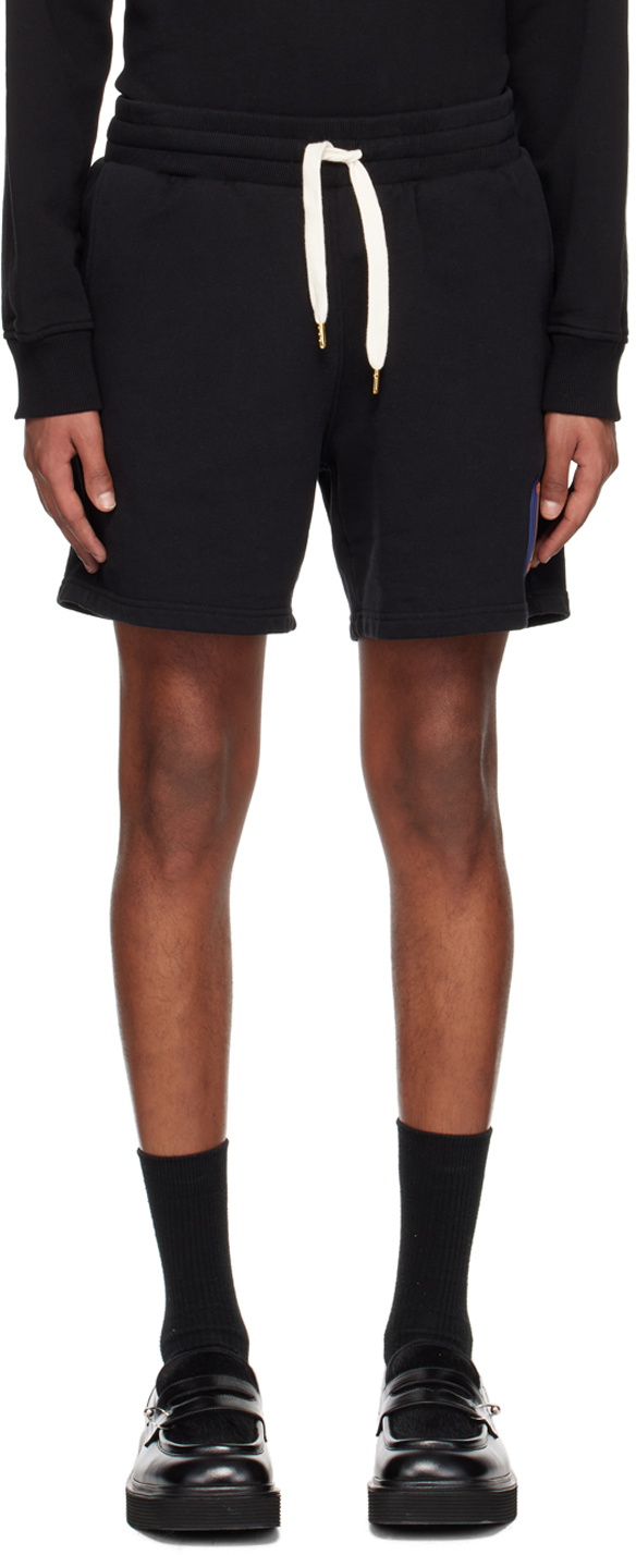 Casablanca Black Shorts - Deck Shorts Men