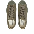Artifact by Superga Men's 2424 Deadstock French Cotton Sneakers in Green/Dark Green